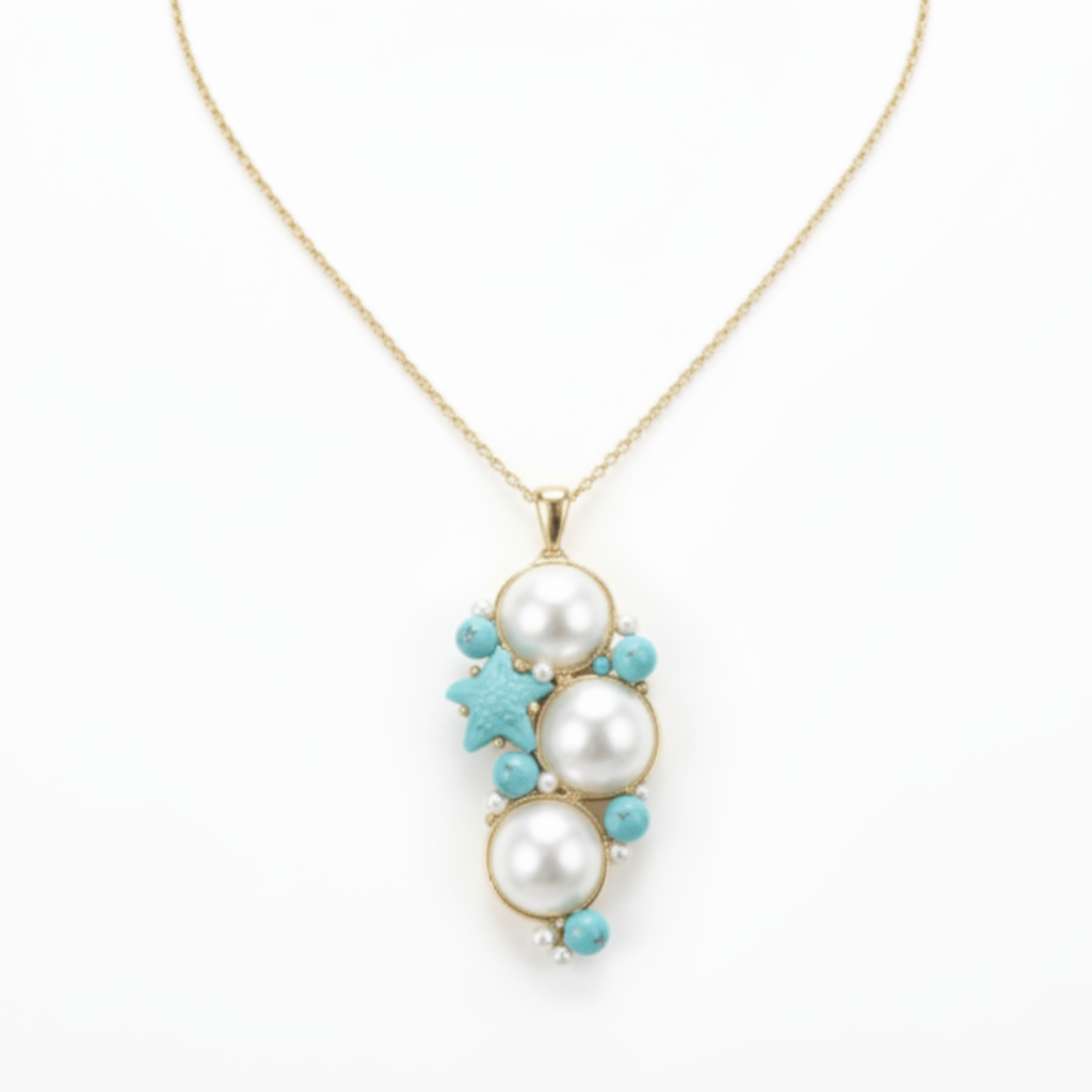 Ciondolo atelier p.turchese