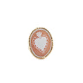 anello-artigianale-cammeo-cuore sacro-cuore-laboratoriodlb