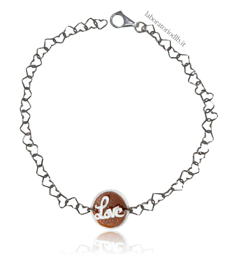 bracciale-artigianale-cammeo-love-argento-laboratoriodlb