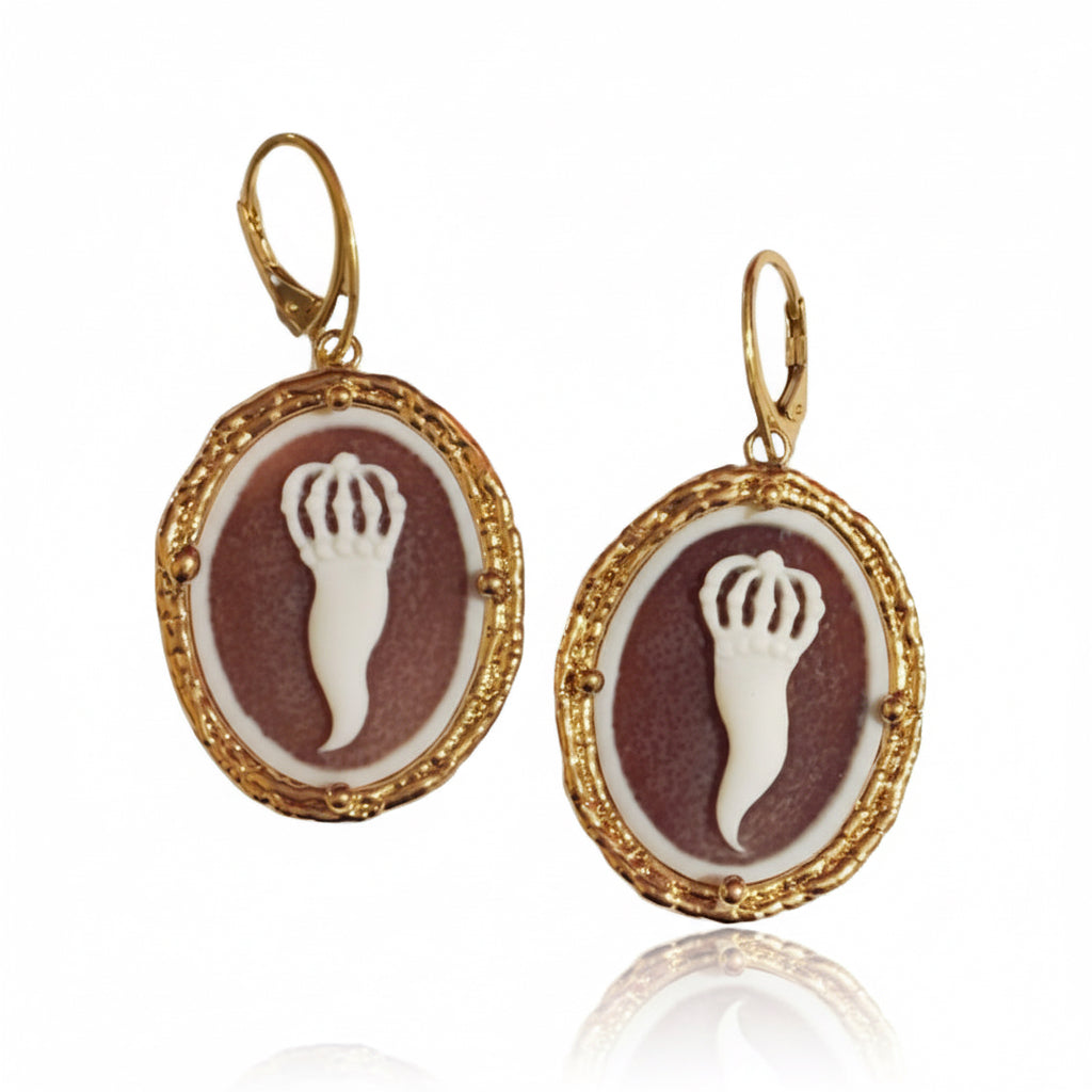 cammeo-buona fortuna-argento