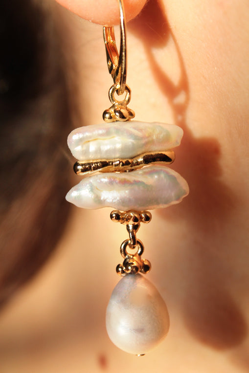 orecchini-artigianali-perle-argento-laboratoriodlb